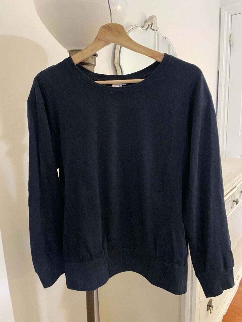 Helmut Lang Black Sweater with Cut-Out Back – Excellent Condition (Size M)